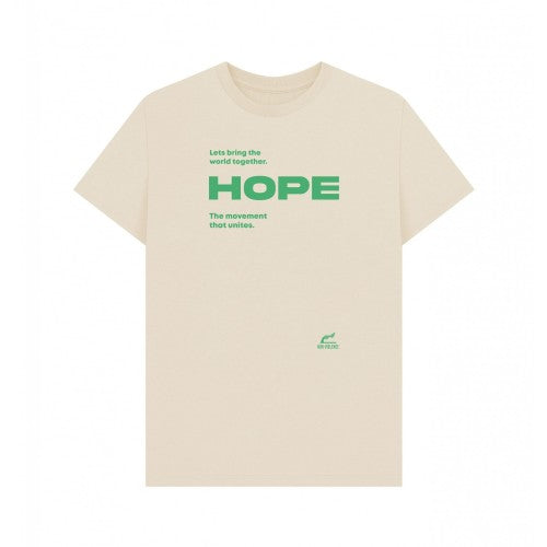 Front - Park London Unisex Adult Hope Non-Violence Project T-Shirt