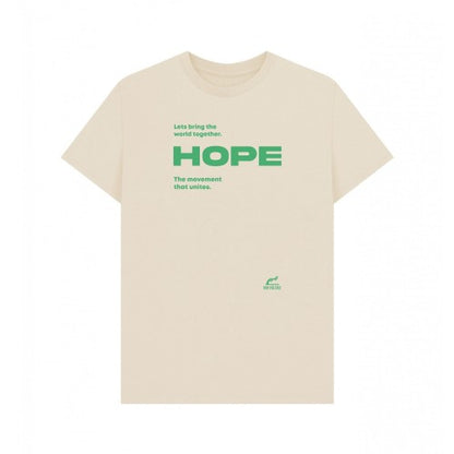 Front - Park London Unisex Adult Hope Non-Violence Project T-Shirt