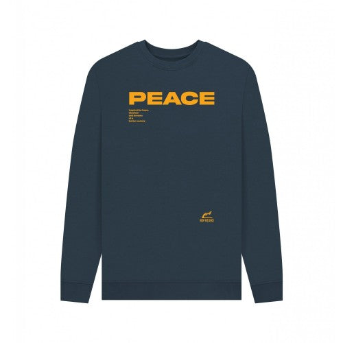 Front - Park London Unisex Adult Peace Non-Violence Project Sweatshirt