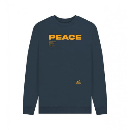 Front - Park London Unisex Adult Peace Non-Violence Project Sweatshirt