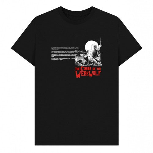 Front - Horror Line Unisex Adult The Curse Of The Werewolf T-Shirt