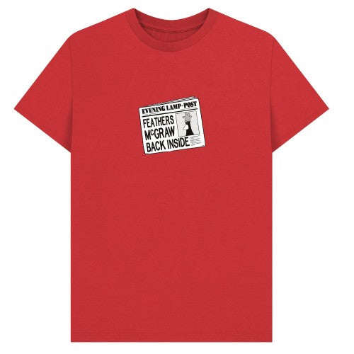 Front - Wallace and Gromit Unisex Adult Caught Feathers McGraw T-Shirt