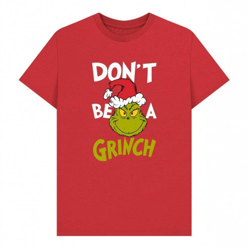 Front - The Grinch Unisex Adult Don´t Be A Grinch Graphic T-Shirt