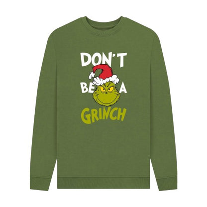 Front - The Grinch Unisex Adult Don´t Be A Grinch Graphic Sweatshirt