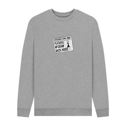 Front - Wallace and Gromit Unisex Adult Caught Feathers McGraw Sweatshirt
