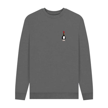 Front - Wallace and Gromit Unisex Adult Evil Genius Feathers McGraw Sweatshirt