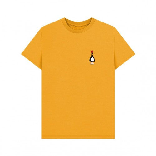Front - Wallace and Gromit Unisex Adult Evil Genius Feathers McGraw T-Shirt