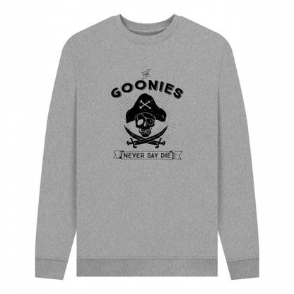Front - The Goonies Unisex Adult Never Say Die Pirate Sweatshirt