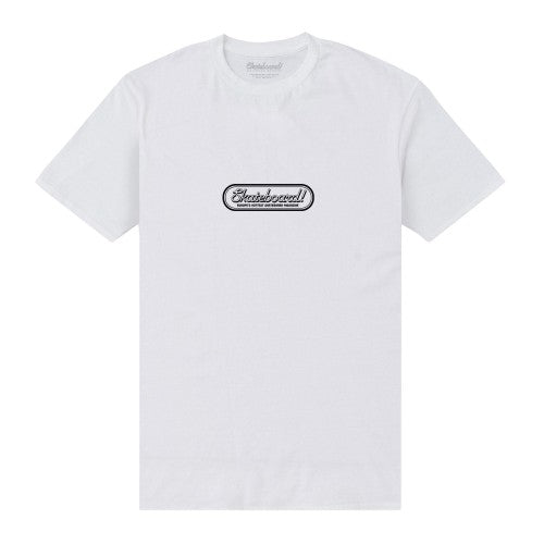 Front - Skateboard! Unisex Adult Magazine Skull T-Shirt