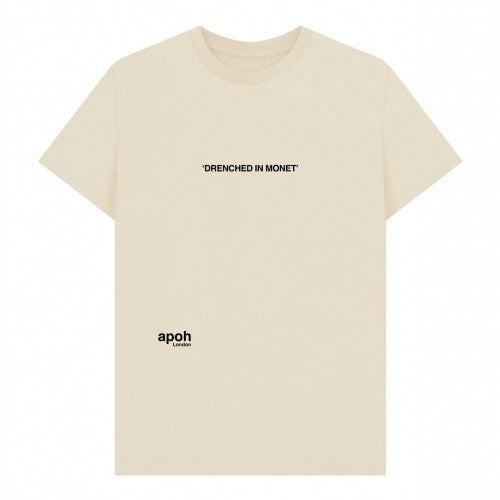 Front - Apoh Unisex Adult Drenched In Monet Slogan T-Shirt