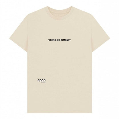 Front - Apoh Unisex Adult Drenched In Monet Slogan T-Shirt