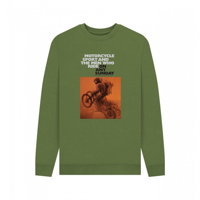 Front - On Any Sunday Unisex Adult Movie Poster Sweatshirt