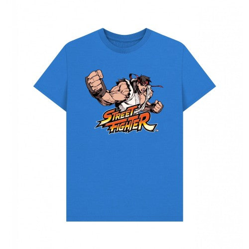 Front - Street Fighter Unisex Adult Classic Ryu Graphic T-Shirt