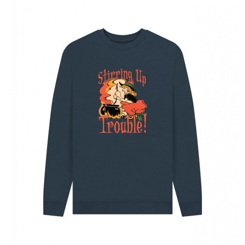 Front - Apoh Unisex Adult Stirring Up Trouble Pierce Archives Sweatshirt