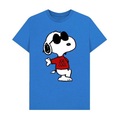 Front - Peanuts Unisex Adult Joe Cool Snoopy T-Shirt
