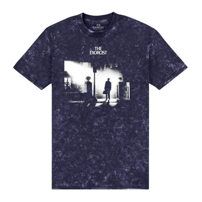 Front - The Exorcist Unisex Adult Acid Wash T-Shirt