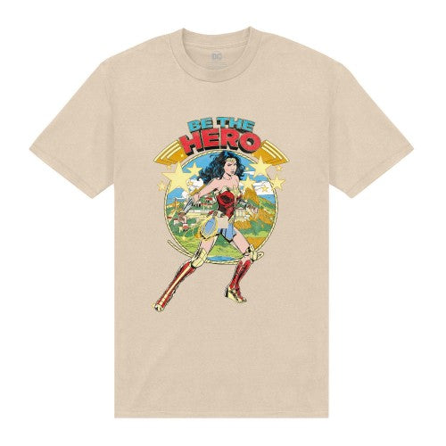 Front - Wonder Woman Unisex Adult Be The Hero T-Shirt