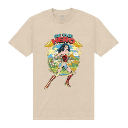 Front - Wonder Woman Unisex Adult Be The Hero T-Shirt