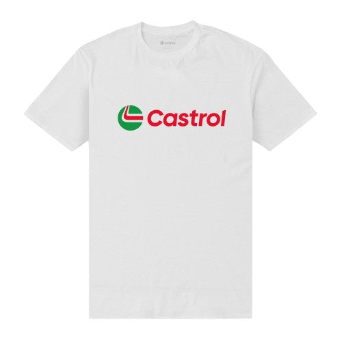 Front - Castrol Unisex Adult Lock Up T-Shirt