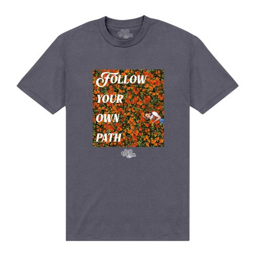 Front - The Wizard Of Oz Unisex Adult Follow T-Shirt