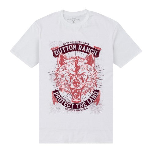 Front - Yellowstone Unisex Adult Protect The Land T-Shirt