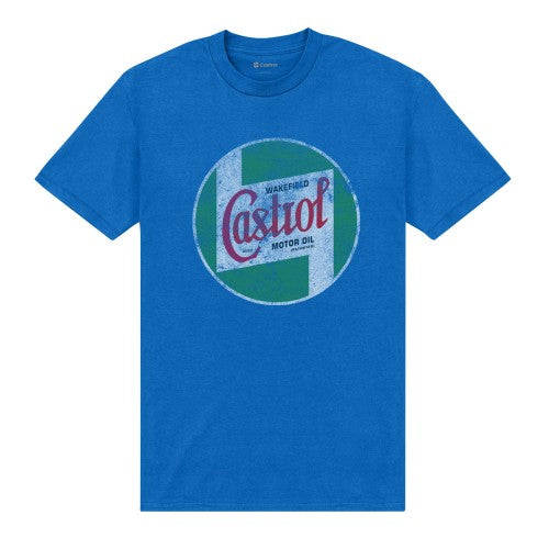 Front - Castrol Unisex Adult Motor Oil T-Shirt
