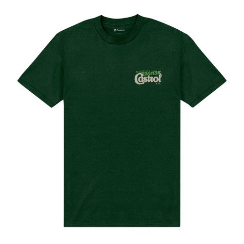 Front - Castrol Unisex Adult Atlantic Back Print T-Shirt