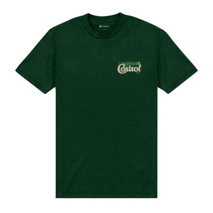 Front - Castrol Unisex Adult Atlantic Back Print T-Shirt