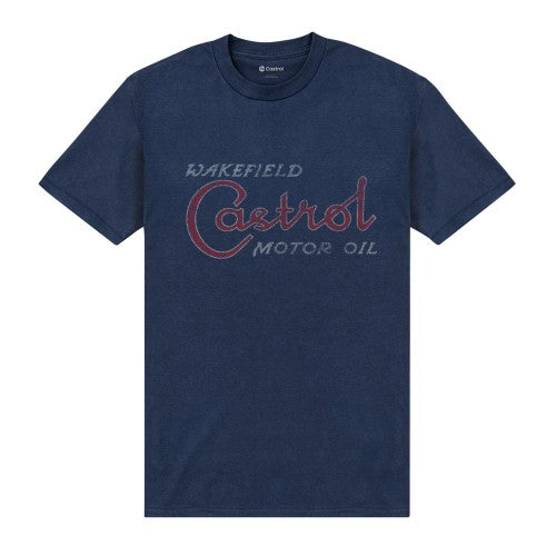 Front - Castrol Unisex Adult Heritage T-Shirt