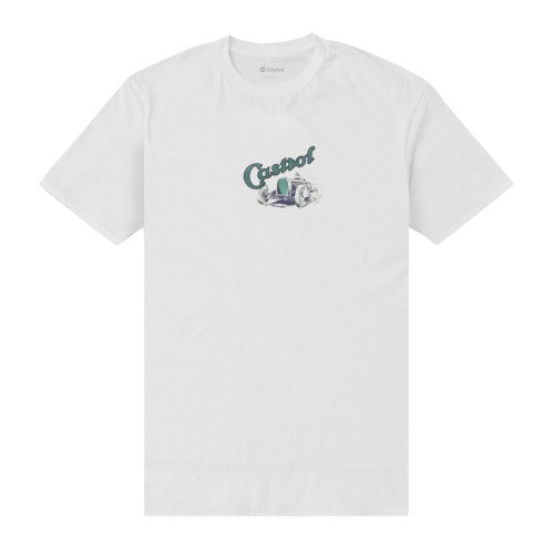 Front - Castrol Unisex Adult Avec Back Print T-Shirt