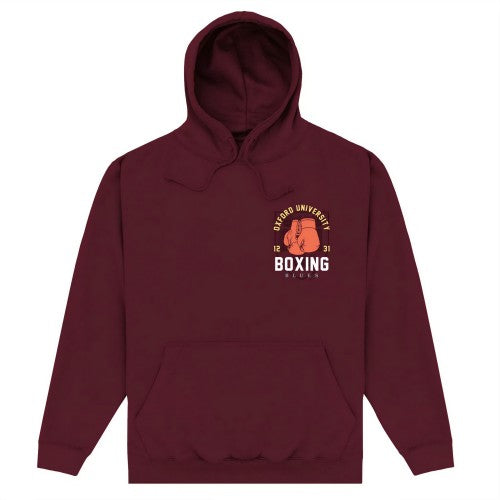 Front - University Of Oxford Unisex Adult Boxing Hoodie