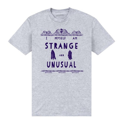 Front - Beetlejuice Unisex Adult Strange And Unusual T-Shirt