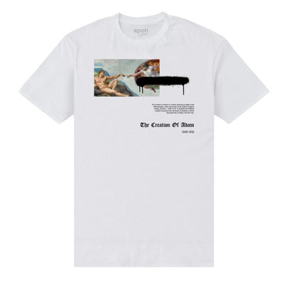 Front - Apoh Unisex Adult First Man Michelangelo T-Shirt