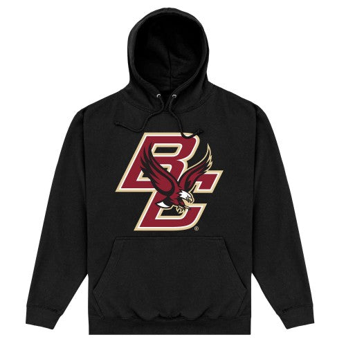 Front - Boston College Unisex Adult Eagle Hoodie