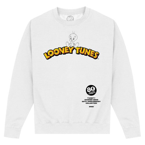 Front - Looney Tunes Unisex Adult 80th Tweety Sweatshirt