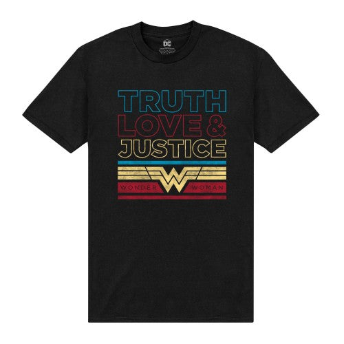 Front - Wonder Woman Unisex Adult Truth T-Shirt