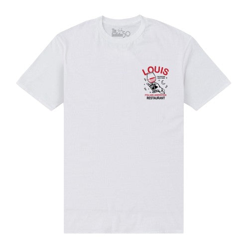 Front - The Godfather Unisex Adult Louis Restaurant T-Shirt