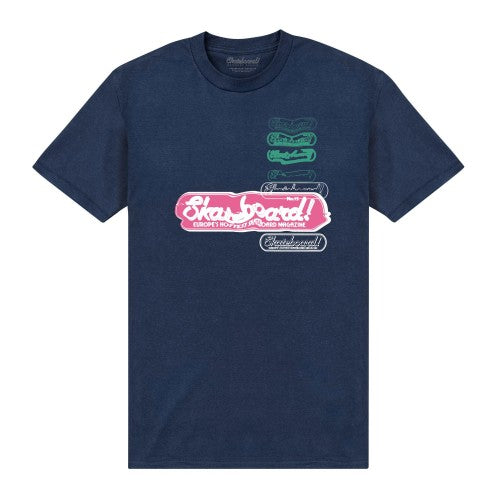 Front - Skateboard! Unisex Adult Magazine Static T-Shirt