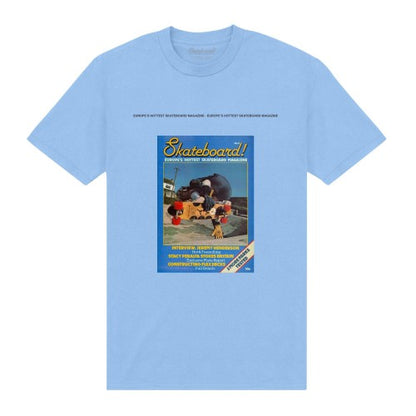Front - Skateboard! Unisex Adult Magazine Europes Hottest T-Shirt
