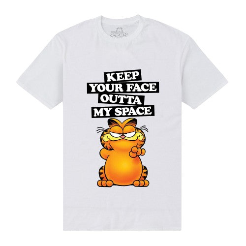 Front - Garfield Unisex Adult My Space T-Shirt