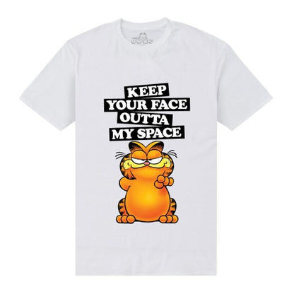 Front - Garfield Unisex Adult My Space T-Shirt