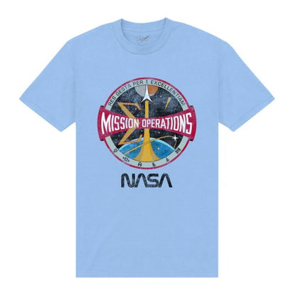 Front - NASA Unisex Adult Mission Ops T-Shirt