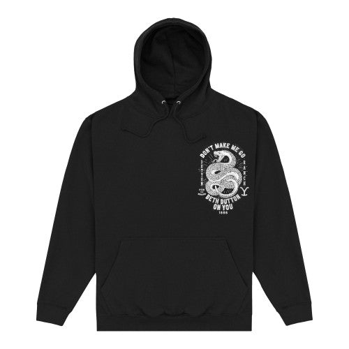 Front - Yellowstone Unisex Adult Don´t  Make Me Go Hoodie