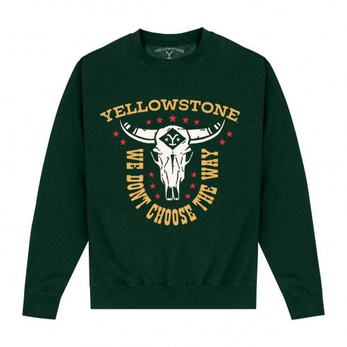 Front - Yellowstone Unisex Adult We Don´t Choose The Way Sweatshirt