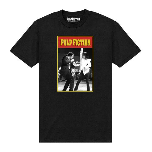 Front - Pulp Fiction Unisex Adult Dancing T-Shirt