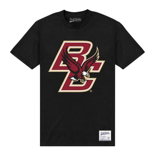 Front - Boston College Unisex Adult Eagle T-Shirt