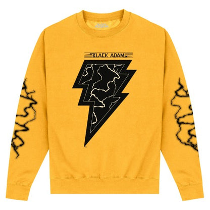 Front - Black Adam Unisex Adult Logo Sweatshirt