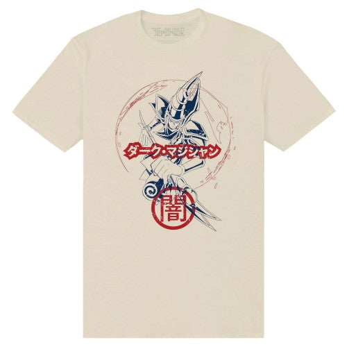 Front - Yu-Gi-Oh! Unisex Adult The Dark Magician Outline T-Shirt