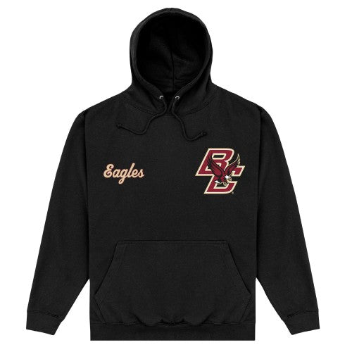 Front - Boston College Unisex Adult Eagle Hoodie