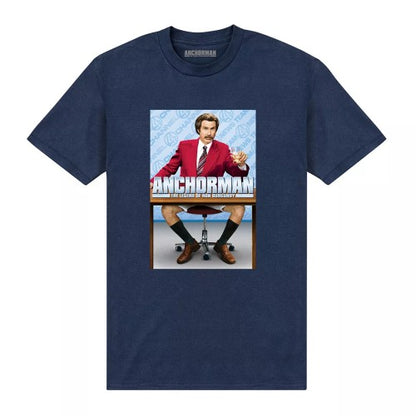 Front - Anchorman: The Legend of Ron Burgundy Unisex Adult T-Shirt